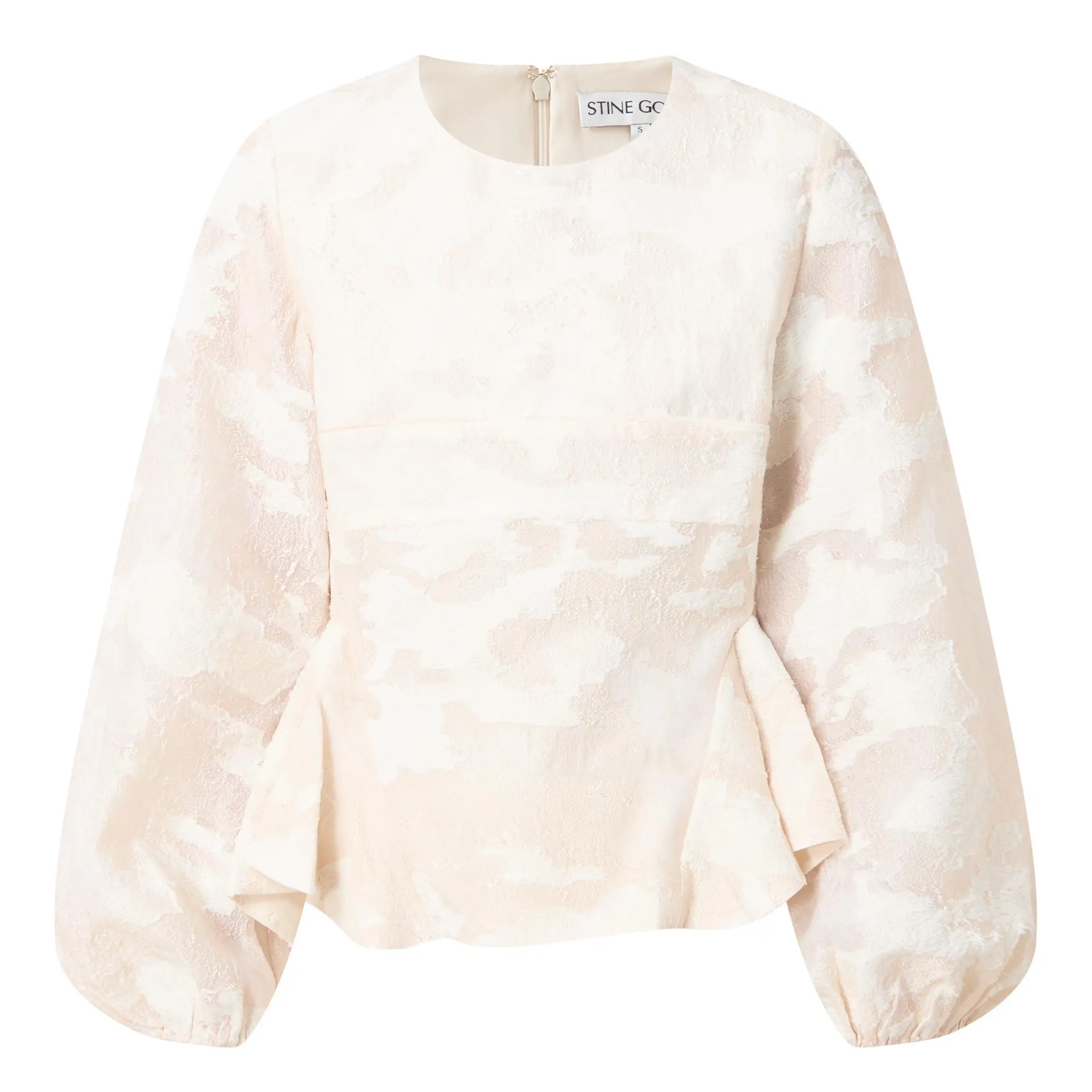 Ruffle Peplum Blouse