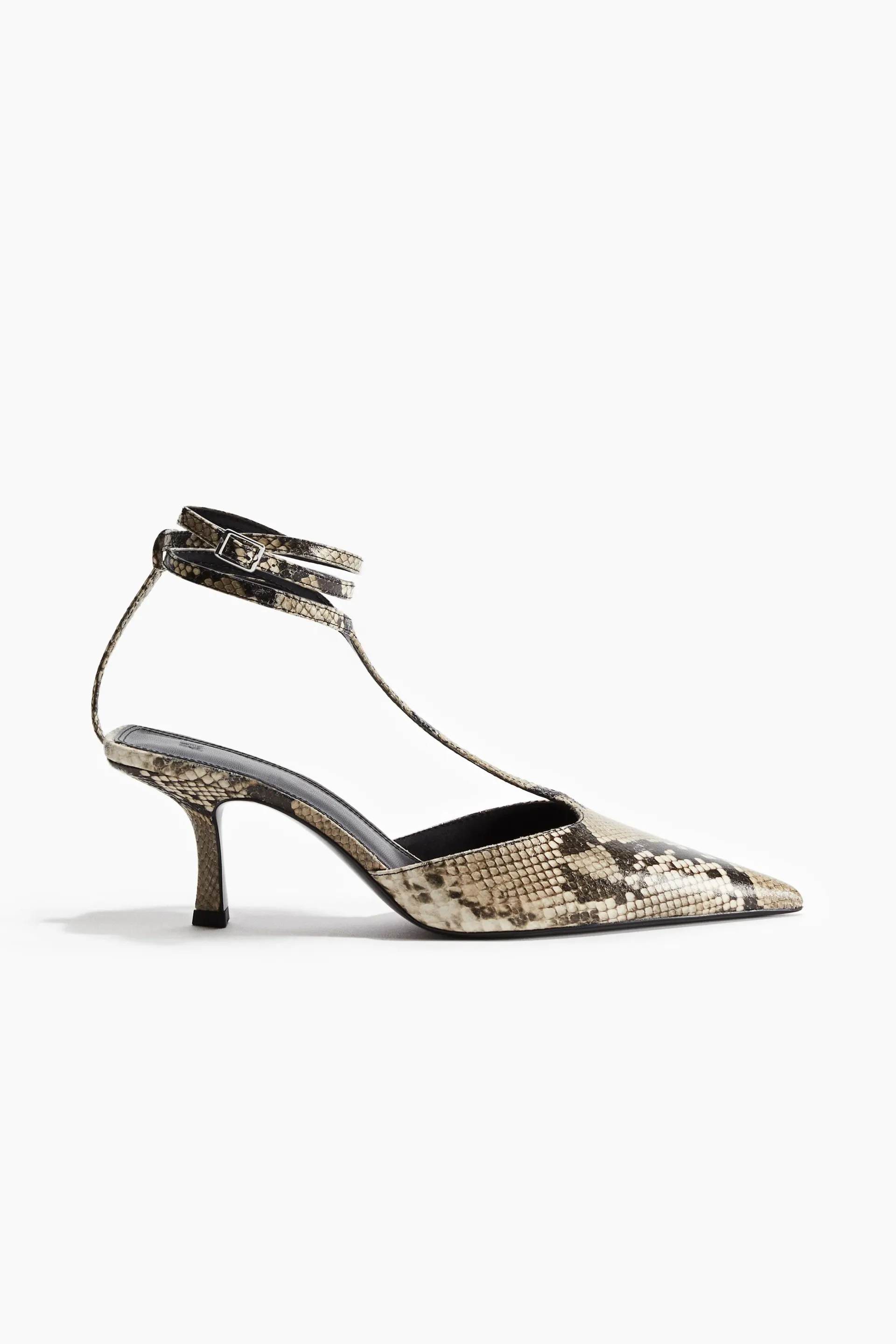 Heeled strappy sandals