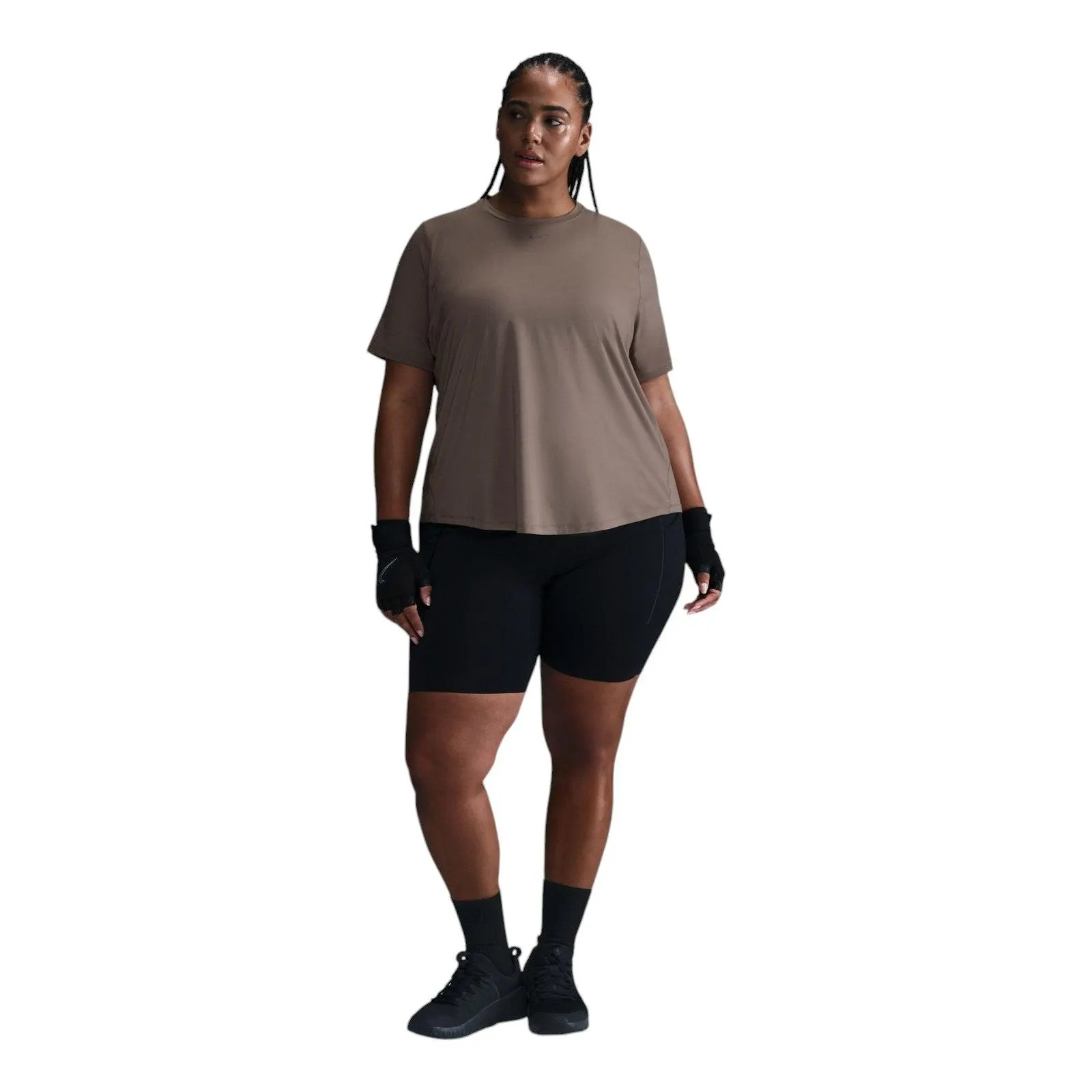 Nike One Classic Womens Dri-FIT Short-Sleeve Top (Plus Size)