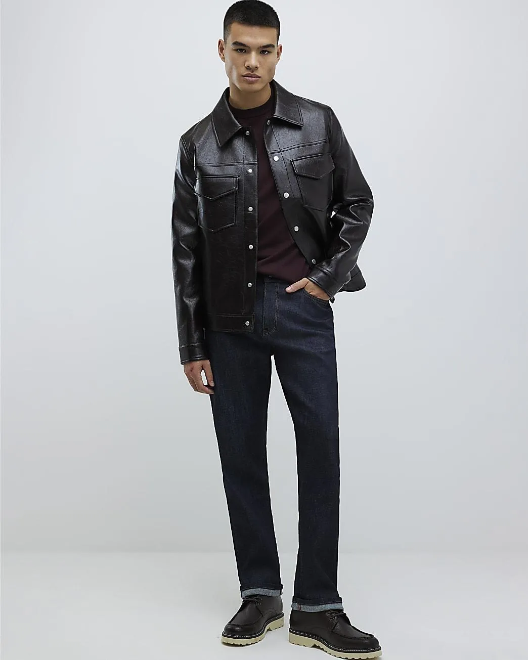 Blue Straight Jeans