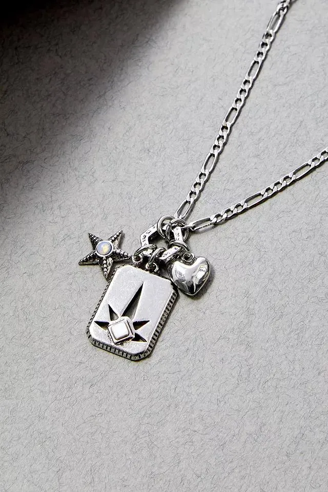 Collana Celeste Placcata Silenzio + Rumore