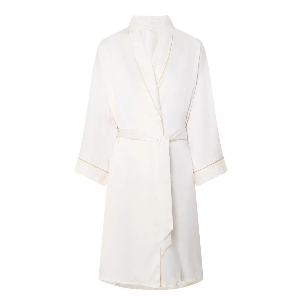 New in CHELSEA PEERS Lace Trim Belted Robe €56.00