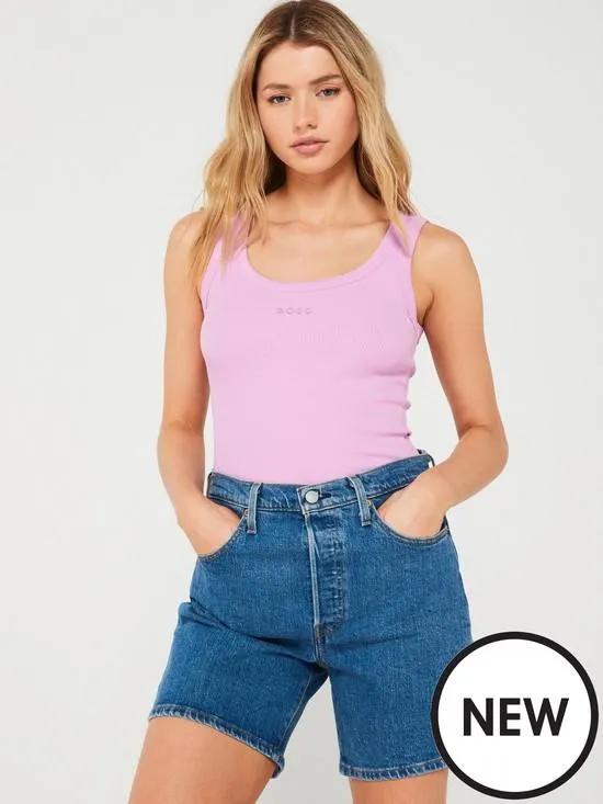 Orange Ematite Logo Vest Top - Purple