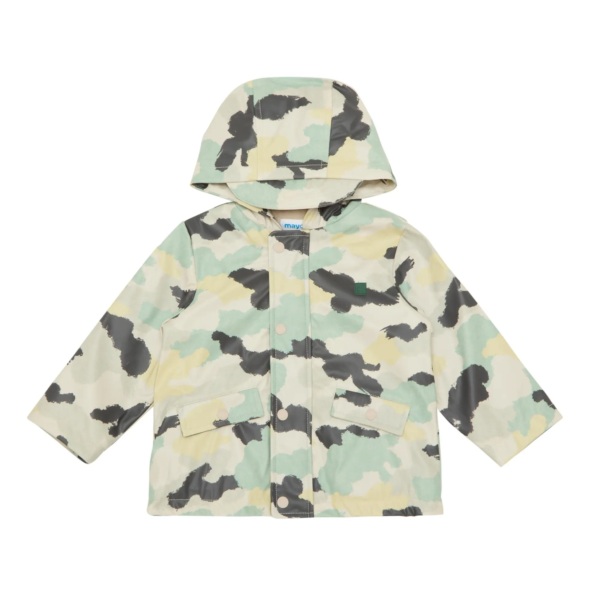 Camo Print Raincoat