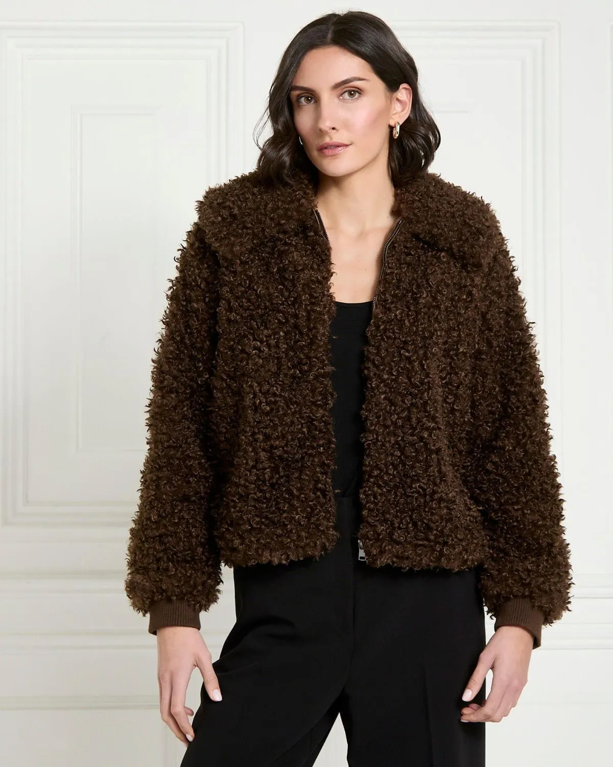 Gallery Matilda Fur Zip Coat
