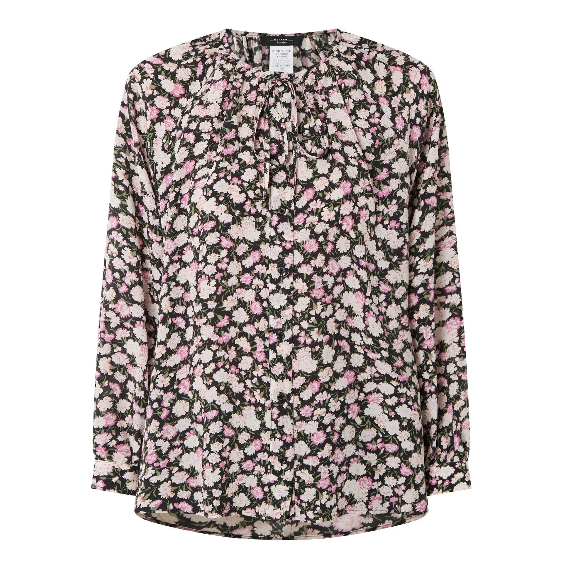 Cinema Silk Floral Print Blouse