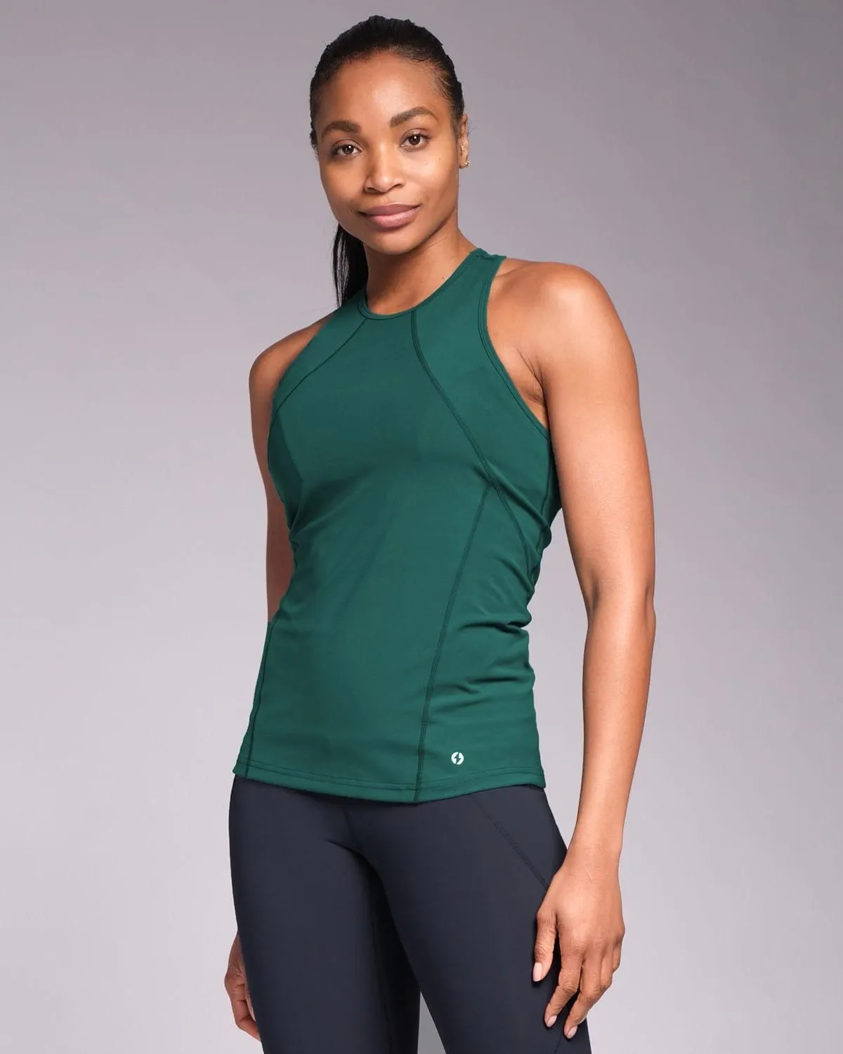 Powercut Sculpt Perform Training Vest Jungle Green