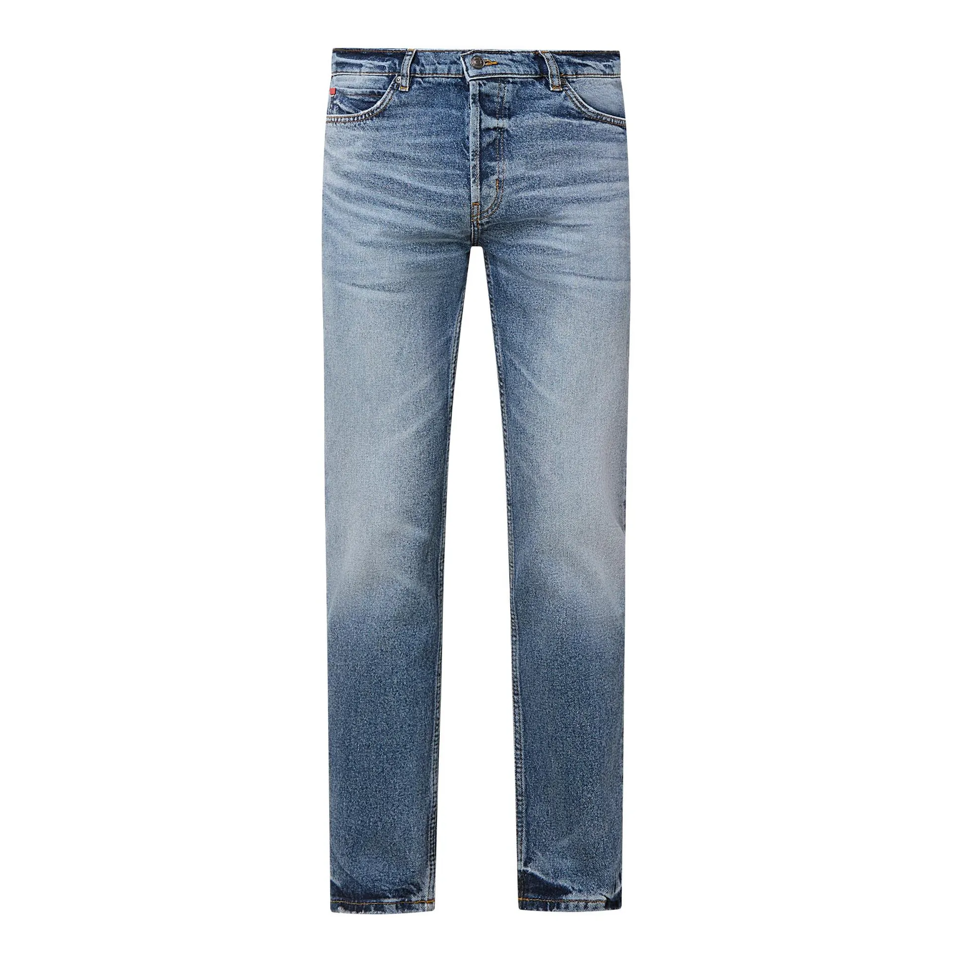 Hugo634 Mid-Rise Straight Leg Jeans