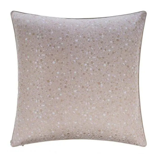Terrazo Jacquard Pillowcase - Powder