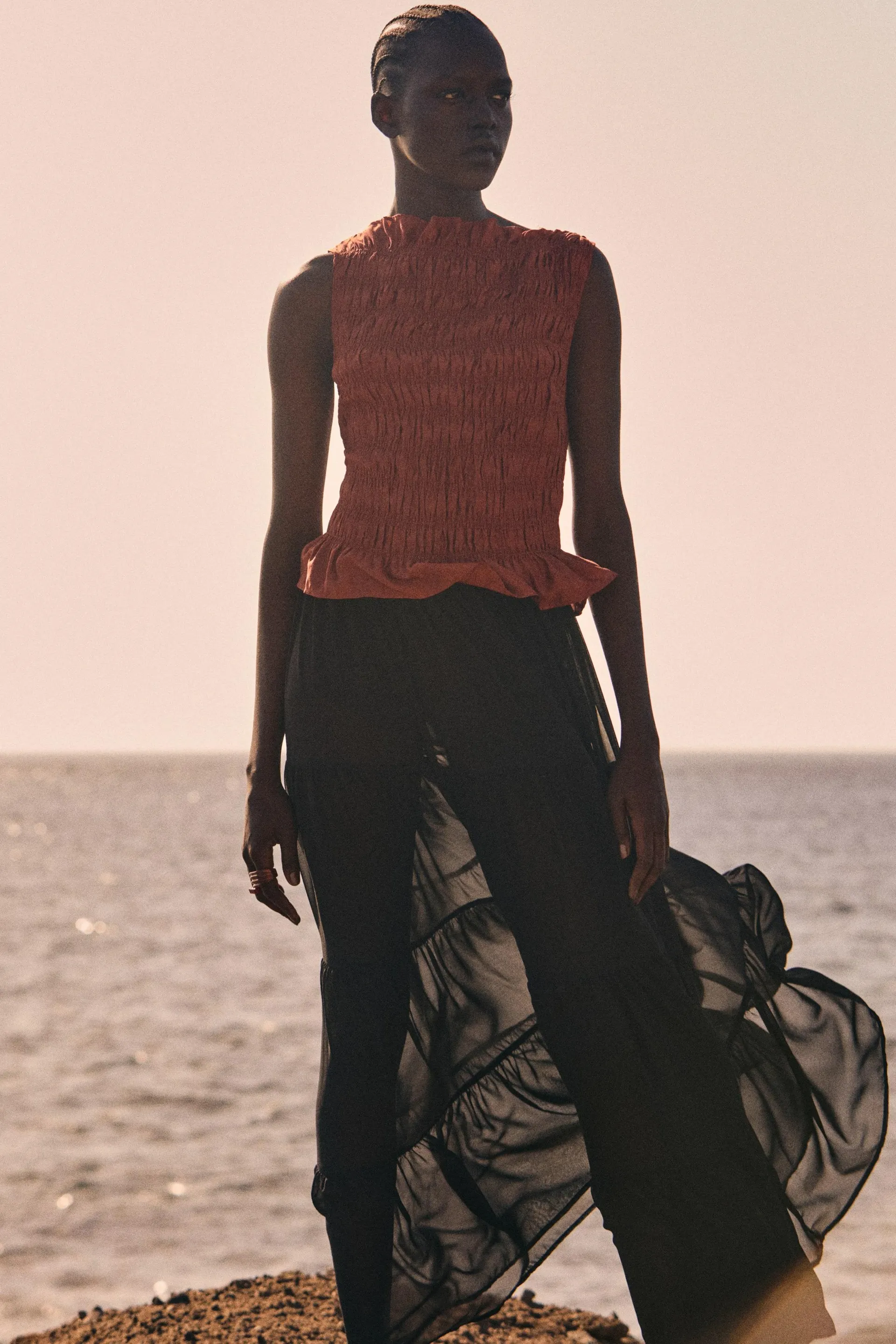 Smocked top