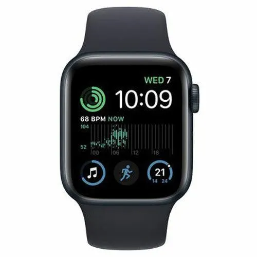 Apple Watch SE 40MM Aluminium Case with Midnight Sports Band - Midnight | MNJT3B/A