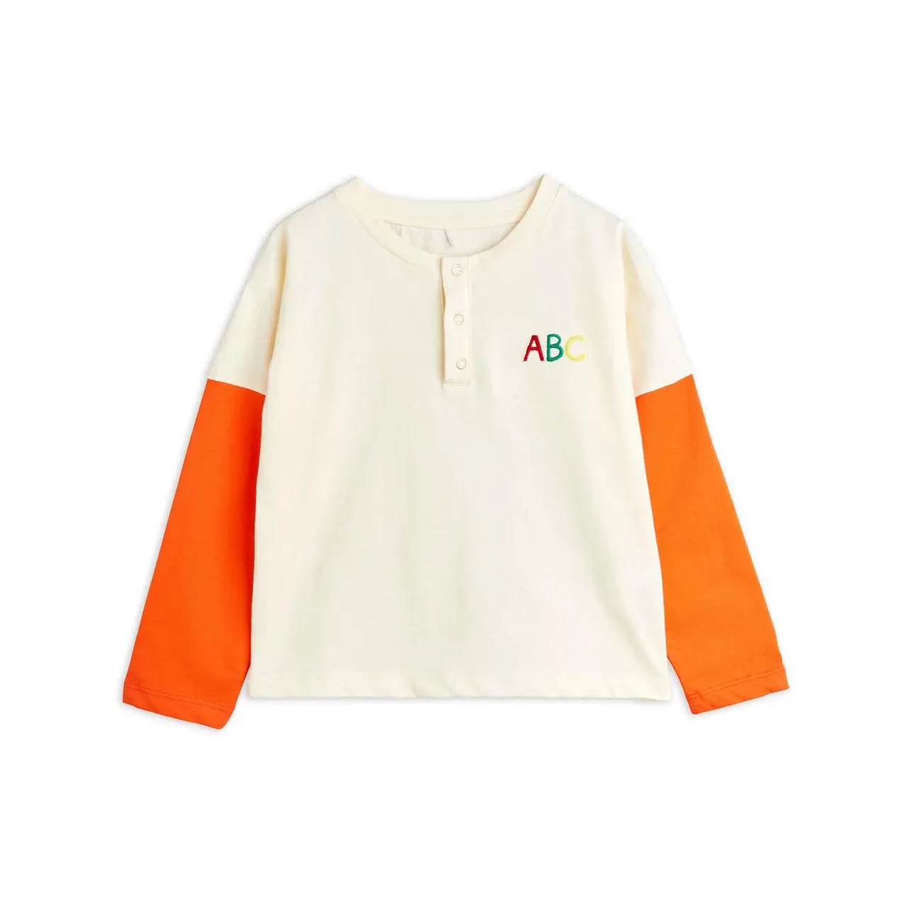 MINI RODINI ABC Embroidered Grandpa Top