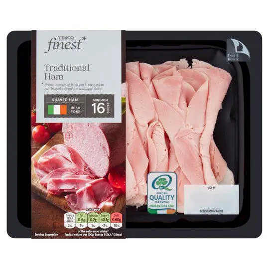 Tesco Finest Traditional Ham 120G
