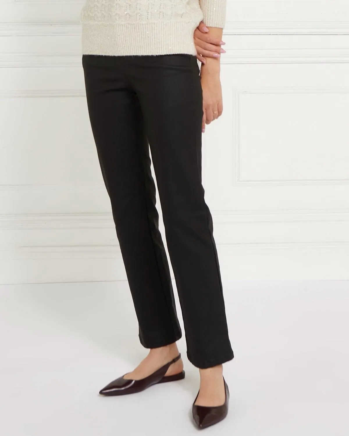 Gallery High Waisted Coated Jeans