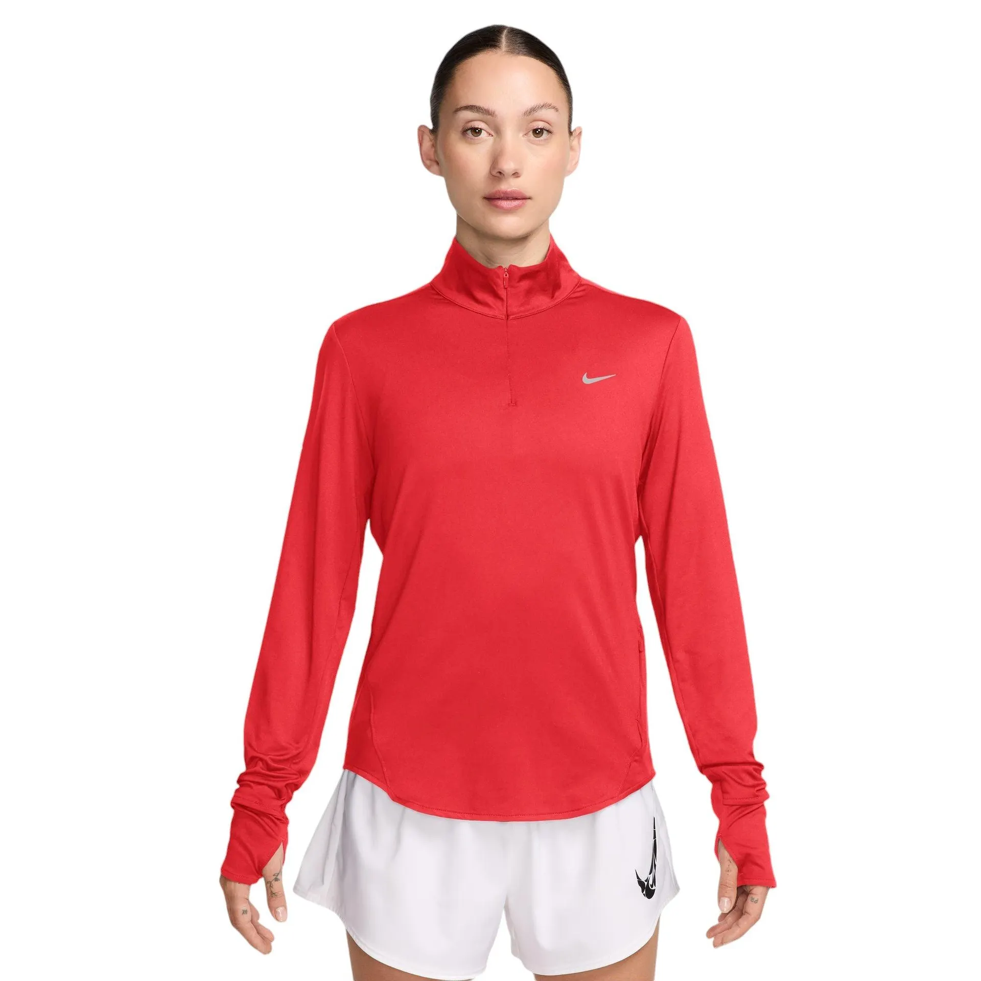 Nike Swift Womens Dri-Fit Uv 1/2-Zip Running Top