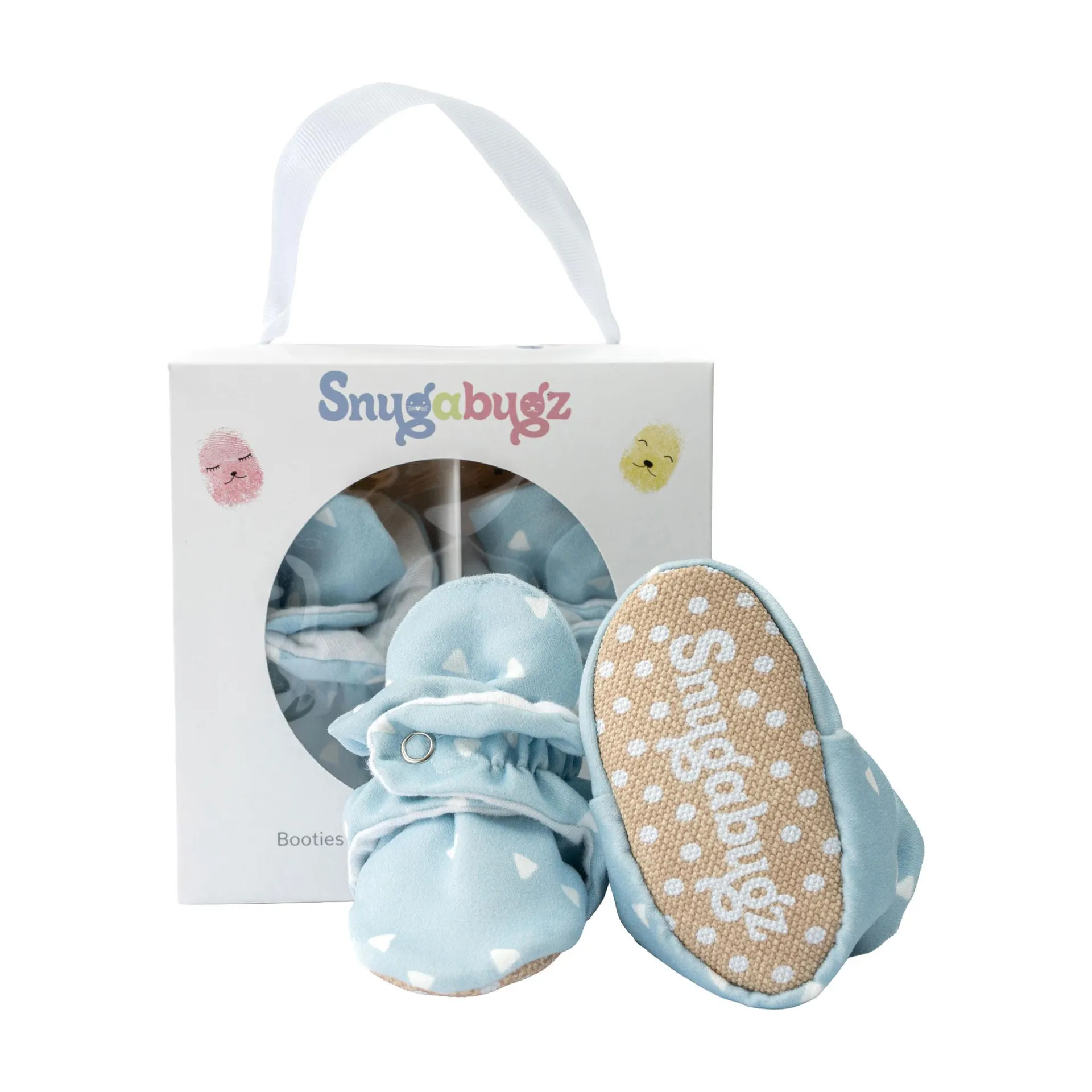 Triangle Printed Non-Slip Baby Booties