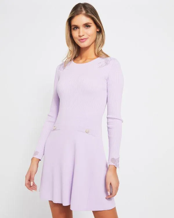 Savida Alice Embroidered Knit Dress