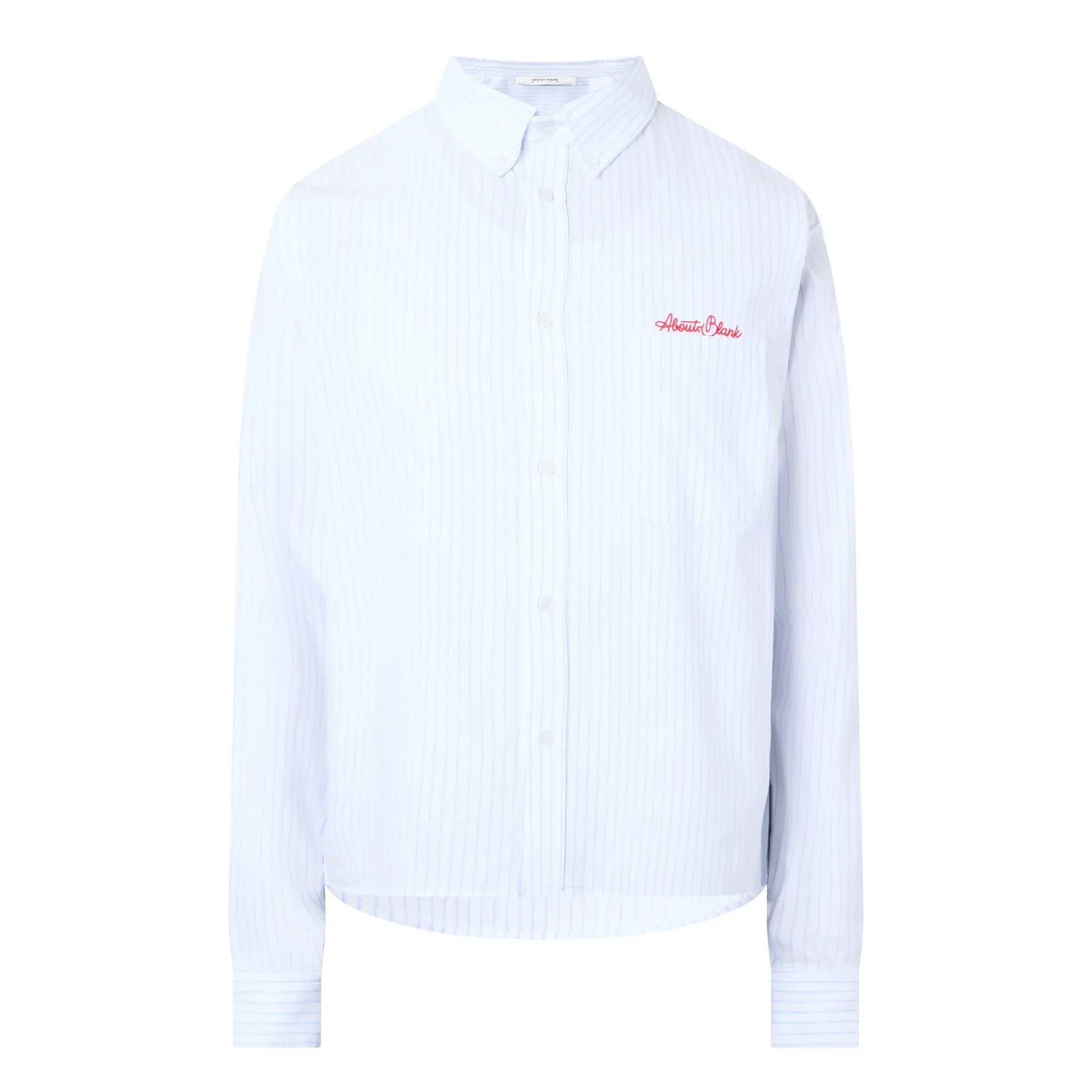 Script Logo Striped Shirt