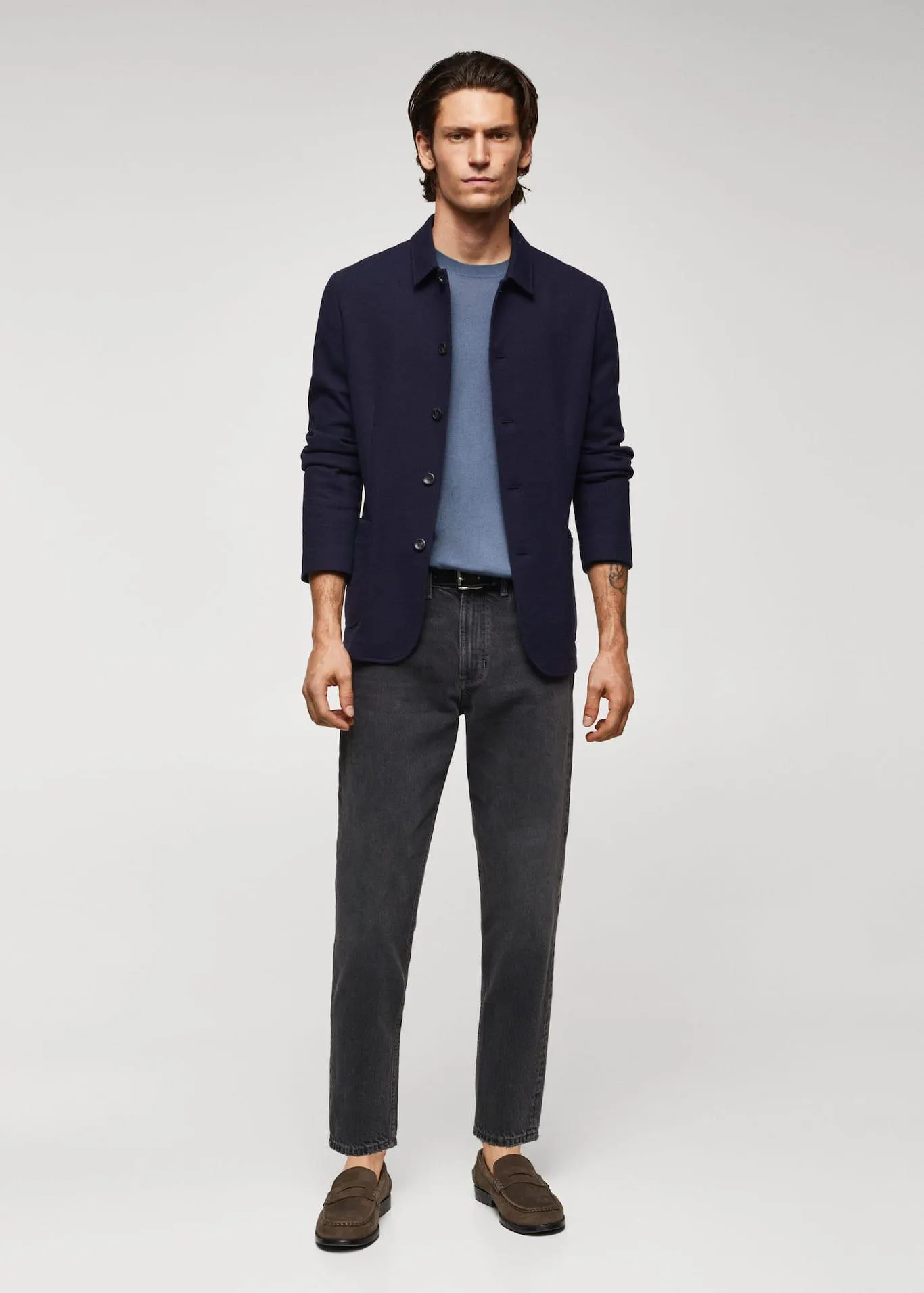 Pocketed cotton jacket