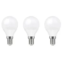 LAP SES Mini Globe LED Light Bulb 470lm 4.2W 3 Pack