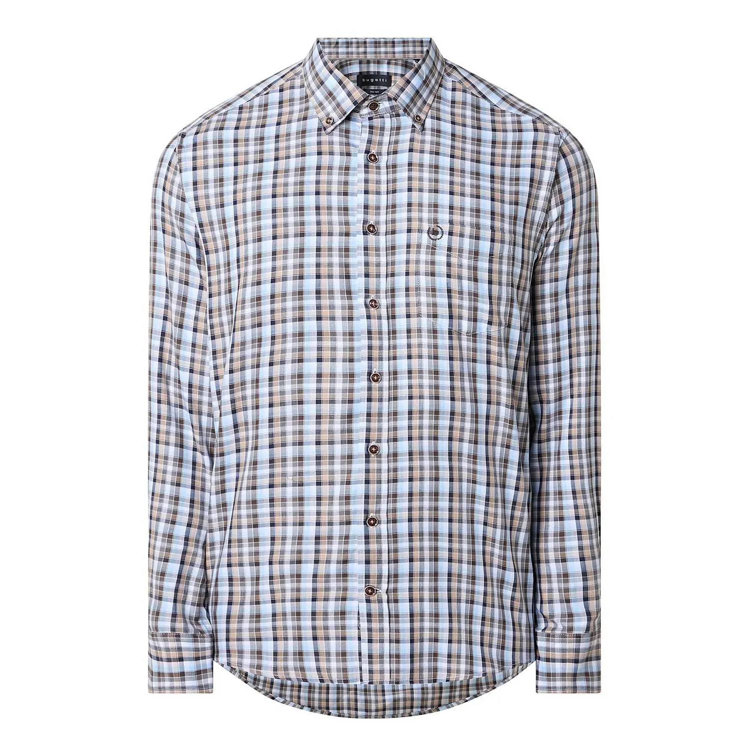Check Twill Casual Shirt