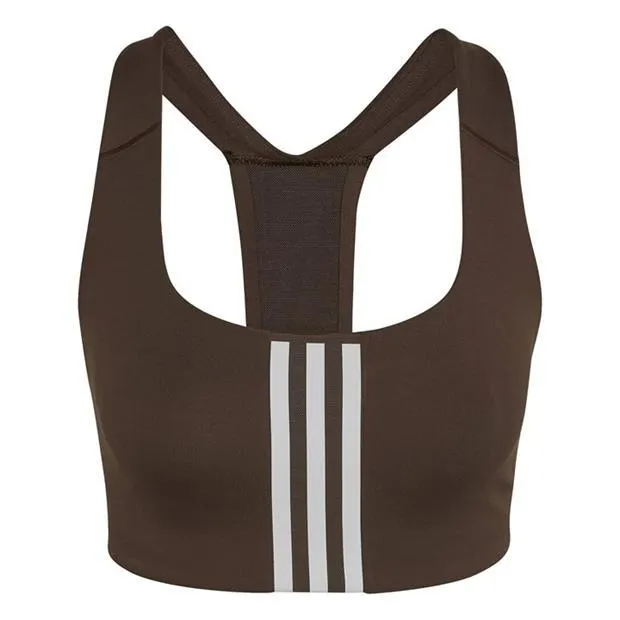 Powerimpact Medium-Support 3-Stripes Bra Women's