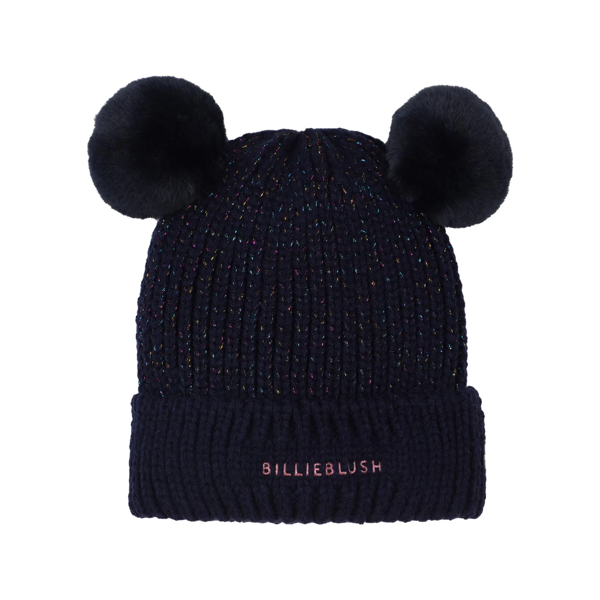Pom Pom Ears Logo Beanie