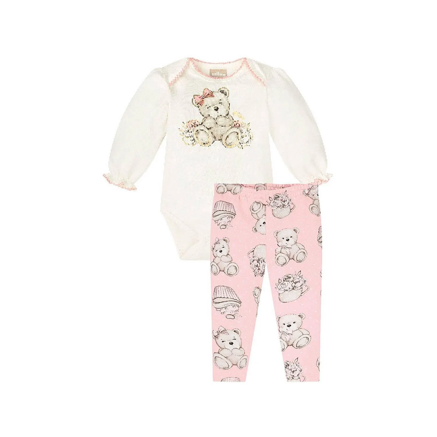 Bear Bodysuit & Leggings Set