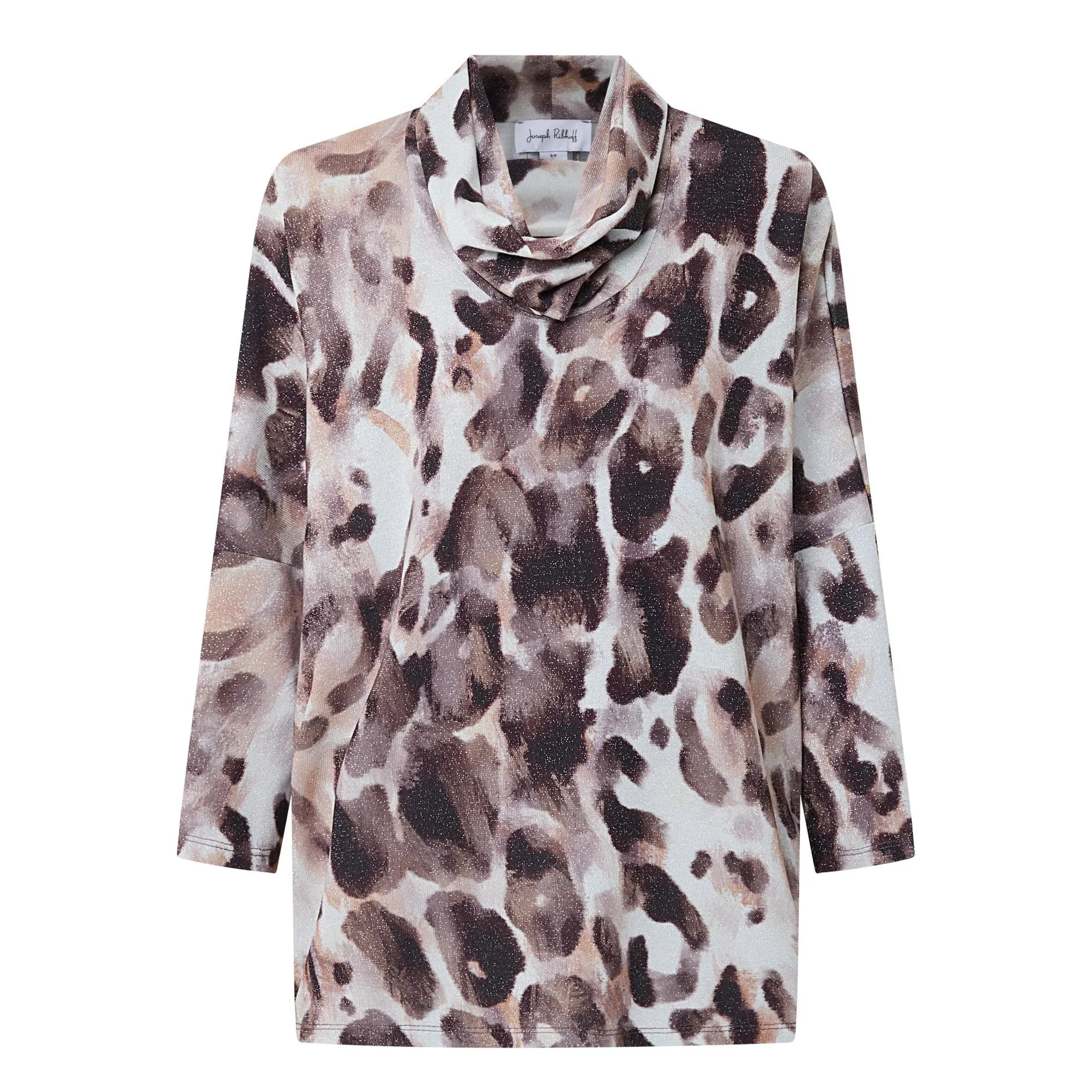 Abstract Button-Back Blouse