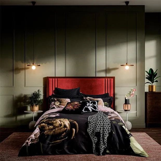 Paper Floral Duvet Cover Set