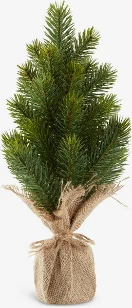 Artificial tree KVASER D14xH36cm green w/bag