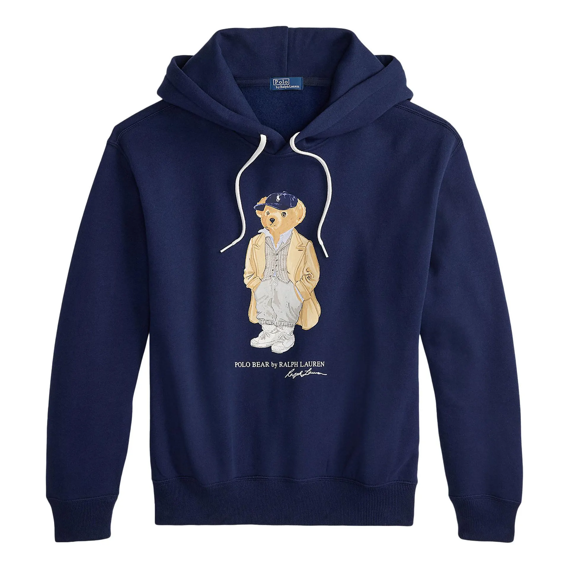 Bear Logo Drawstring Hoodie