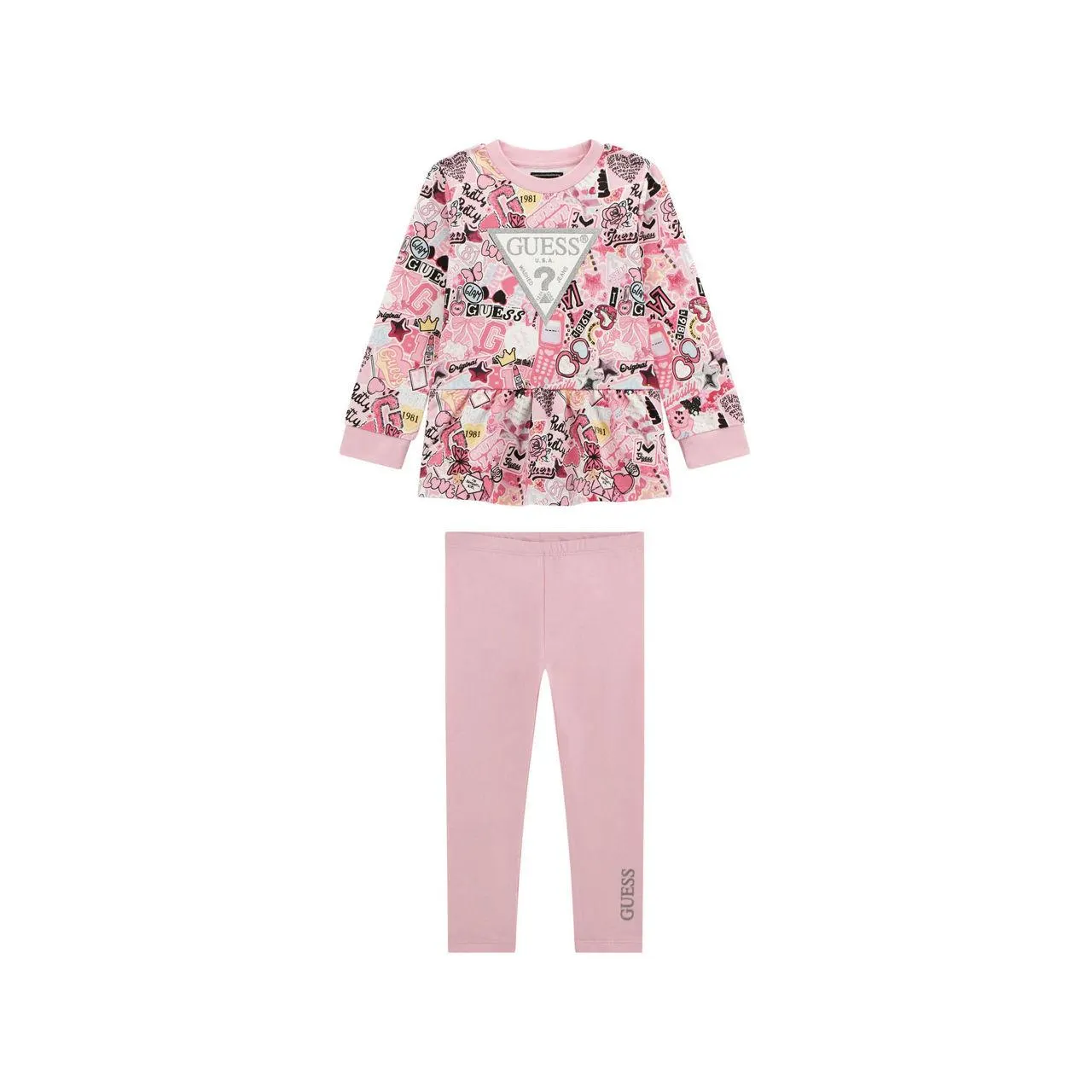 Logo Active Top & Leggings Two-Piece Set