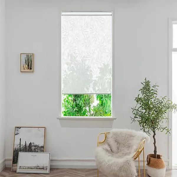 GoodHome Flasor Corded Off white Sheer Roller Blind (W)60cm (L)180cm