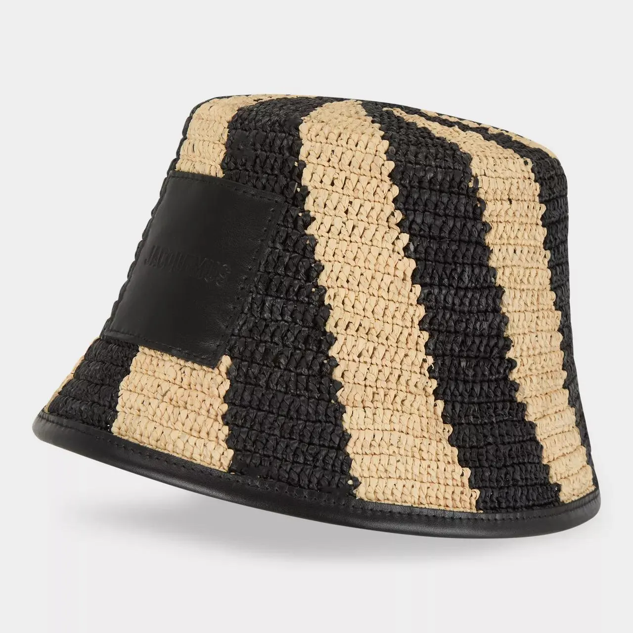 JACQUEMUS Le Bob Soli Striped Bucket Hat
