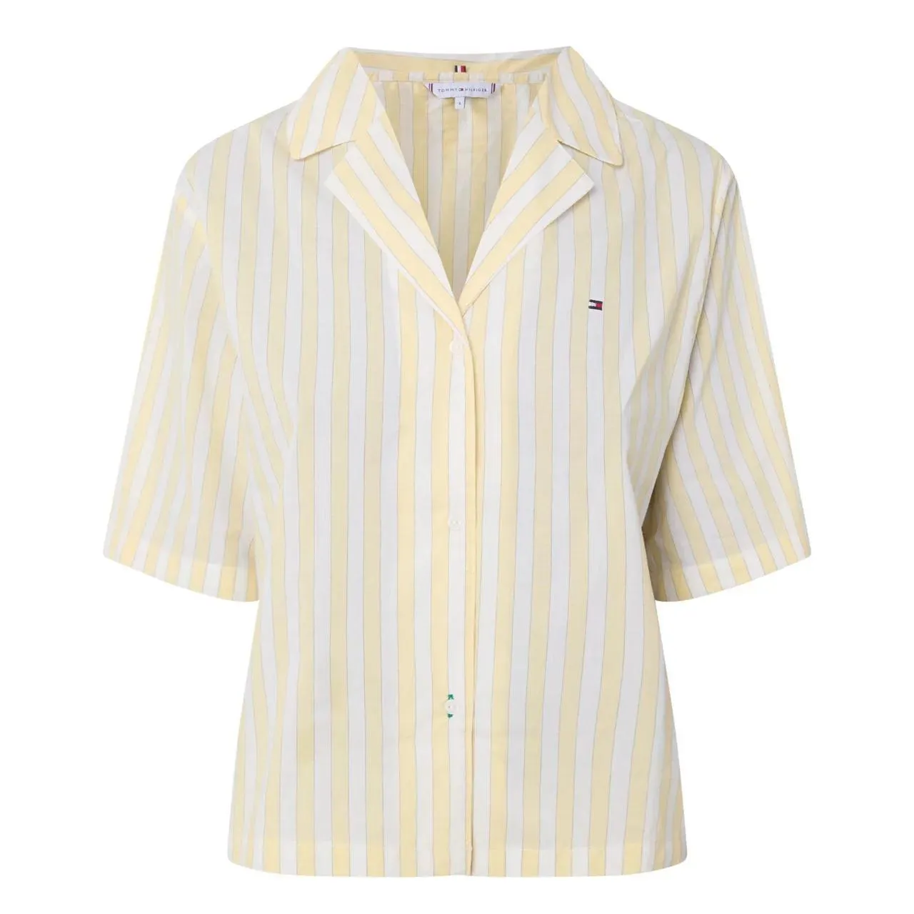 New in TOMMY HILFIGER TH Logo Striped Pyjama Top €45.00