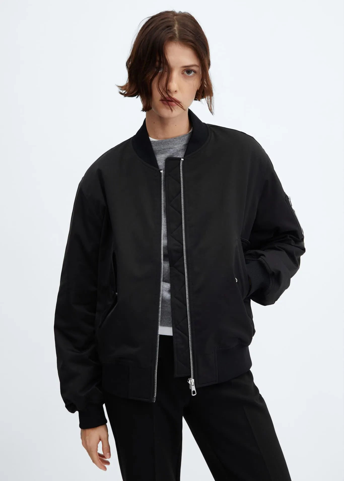 Casaco bomber oversize