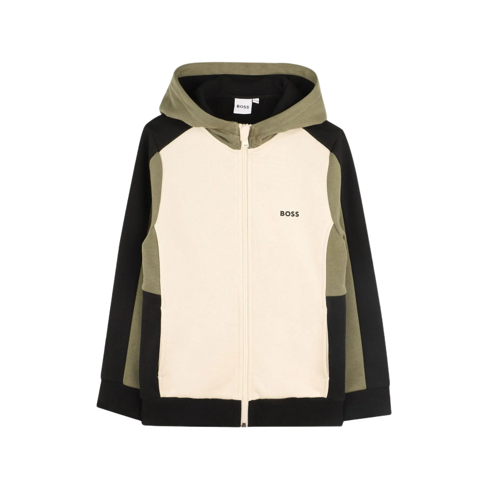 Logo Panel Hooded Sweatshirt