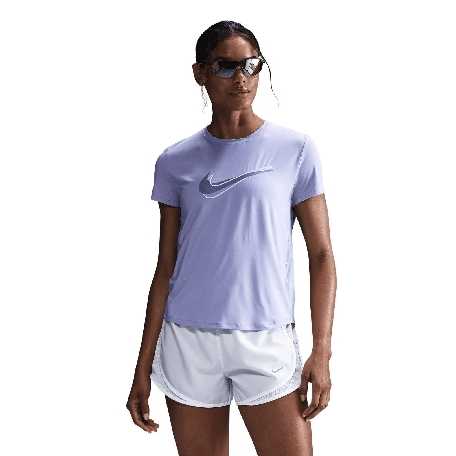 Nike One Swoosh Womens Dri-Fit Short-Sleeve Running Top