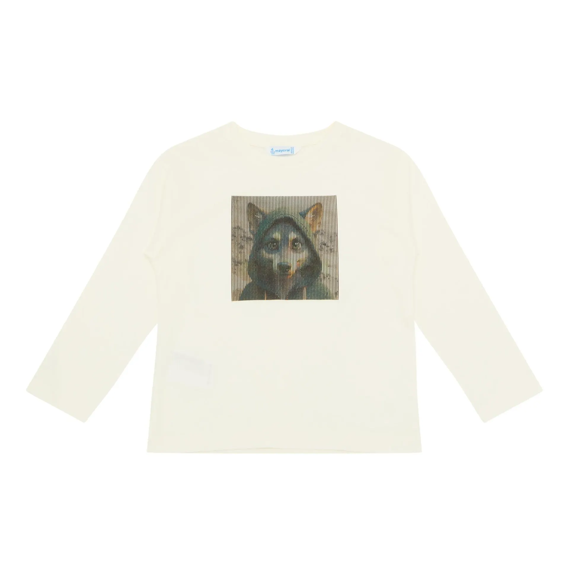 Wolf Graphic Long-Sleeved T-Shirt
