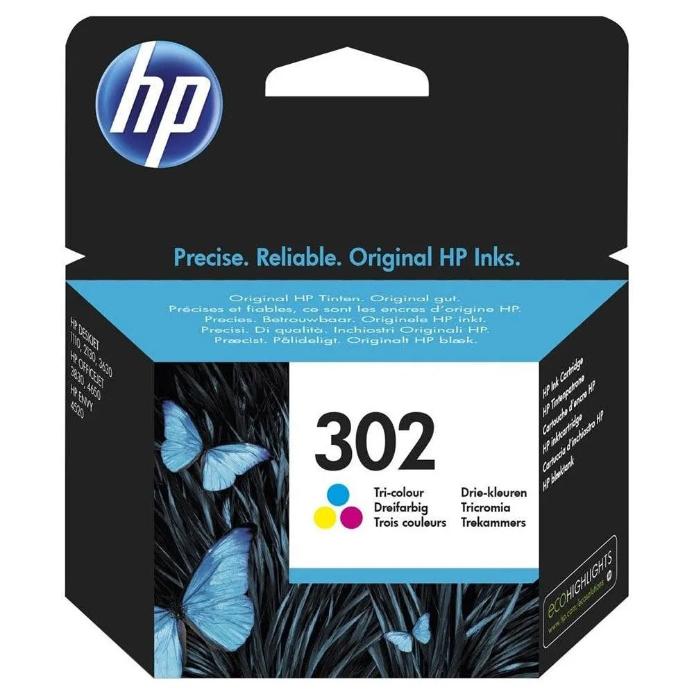 HP 302 Tri-Colour Original Ink Cartridge | SHPP1789