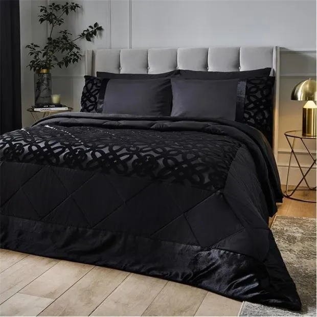 Cut Velvet Quilted Bedspread