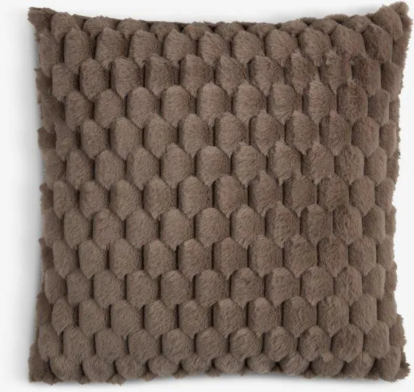 Cushion HVIDBLOMME 45x45 dark sand