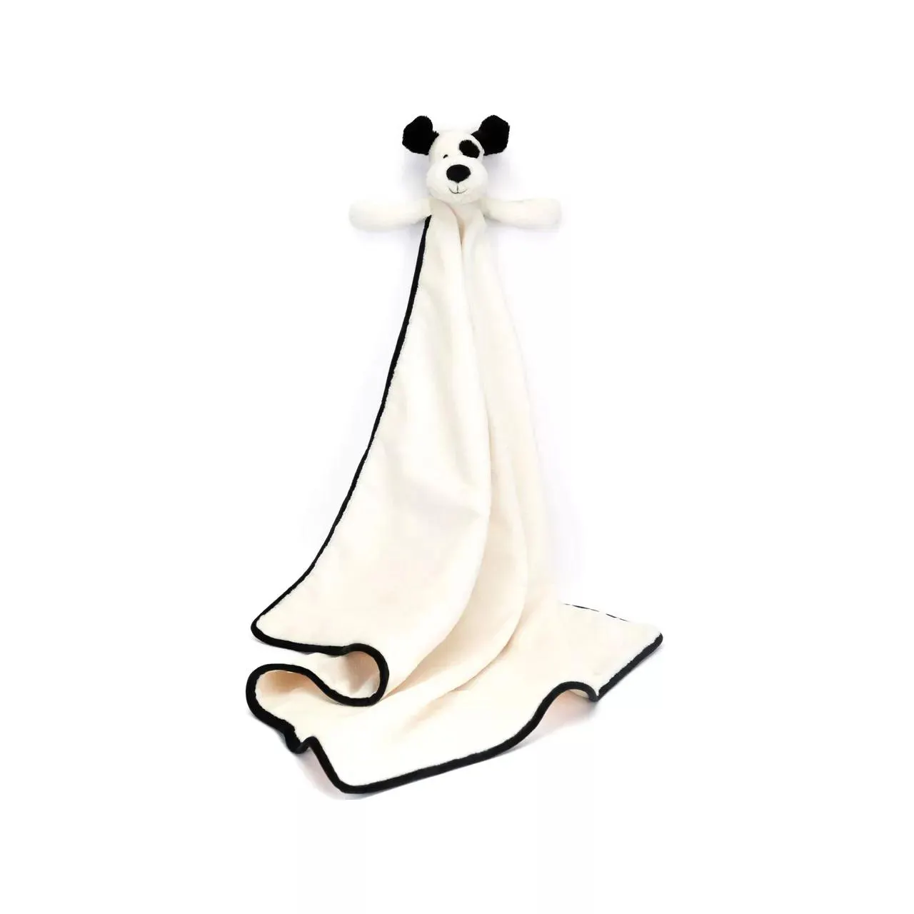JELLYCAT Bashful Black & Cream Puppy Blanket