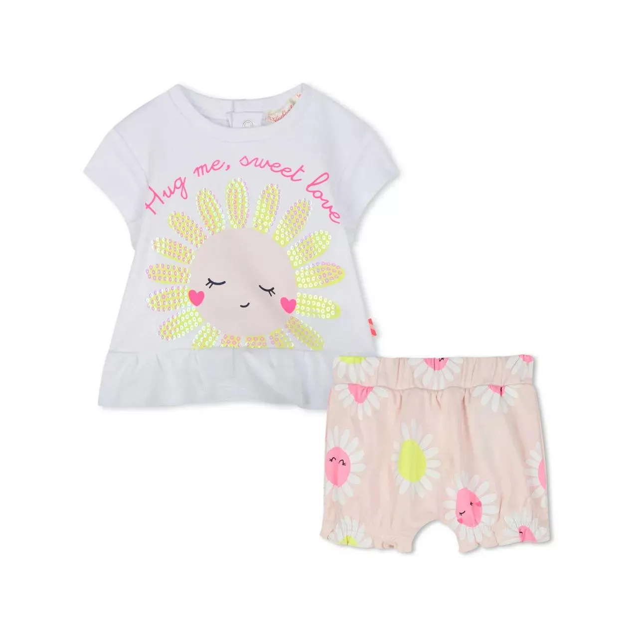 BILLIEBLUSH Two-Piece Daisy T-Shirt & Shorts Set €55.00