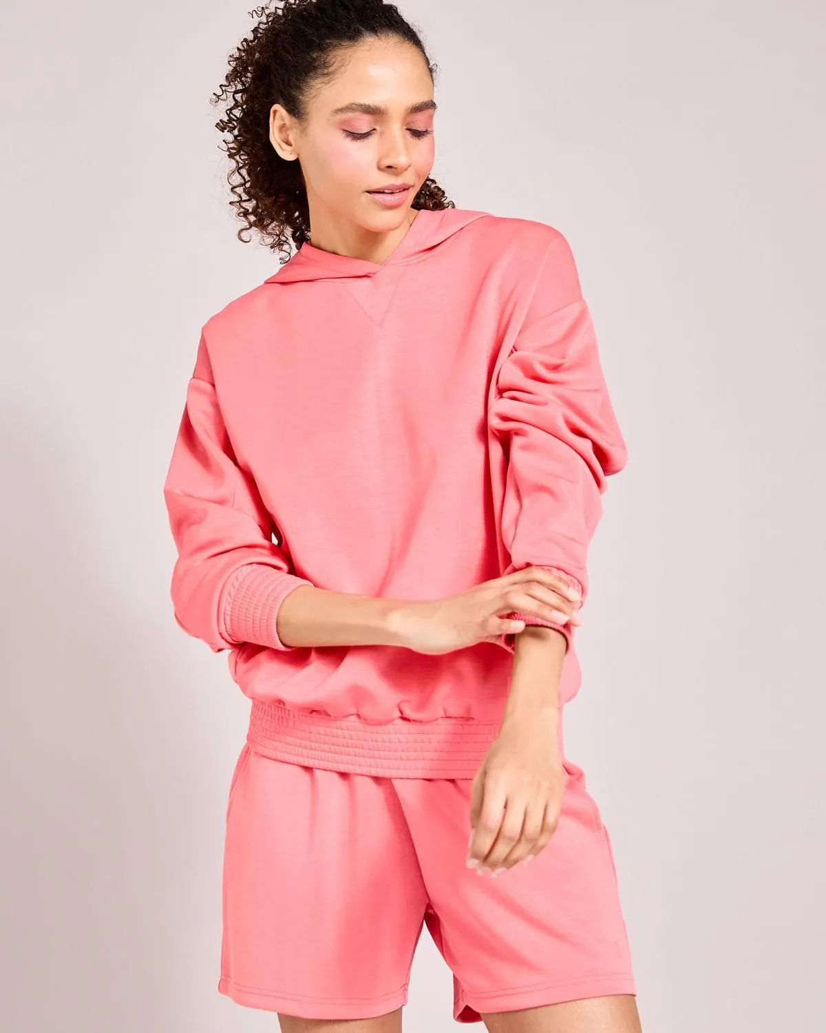 Helen Steele Soft Touch Coral Tracksuit Hoodie