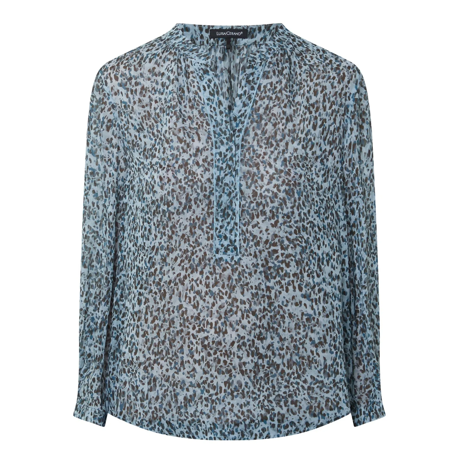 Animal Sheer Blouse