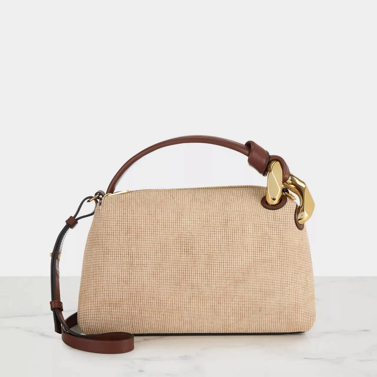 JW ANDERSON Corner Canvas Top Handle Bag