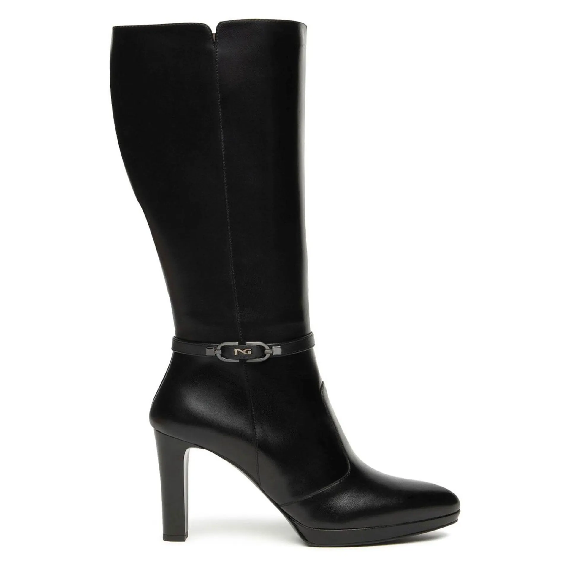 Nappa Leather Knee High Boots
