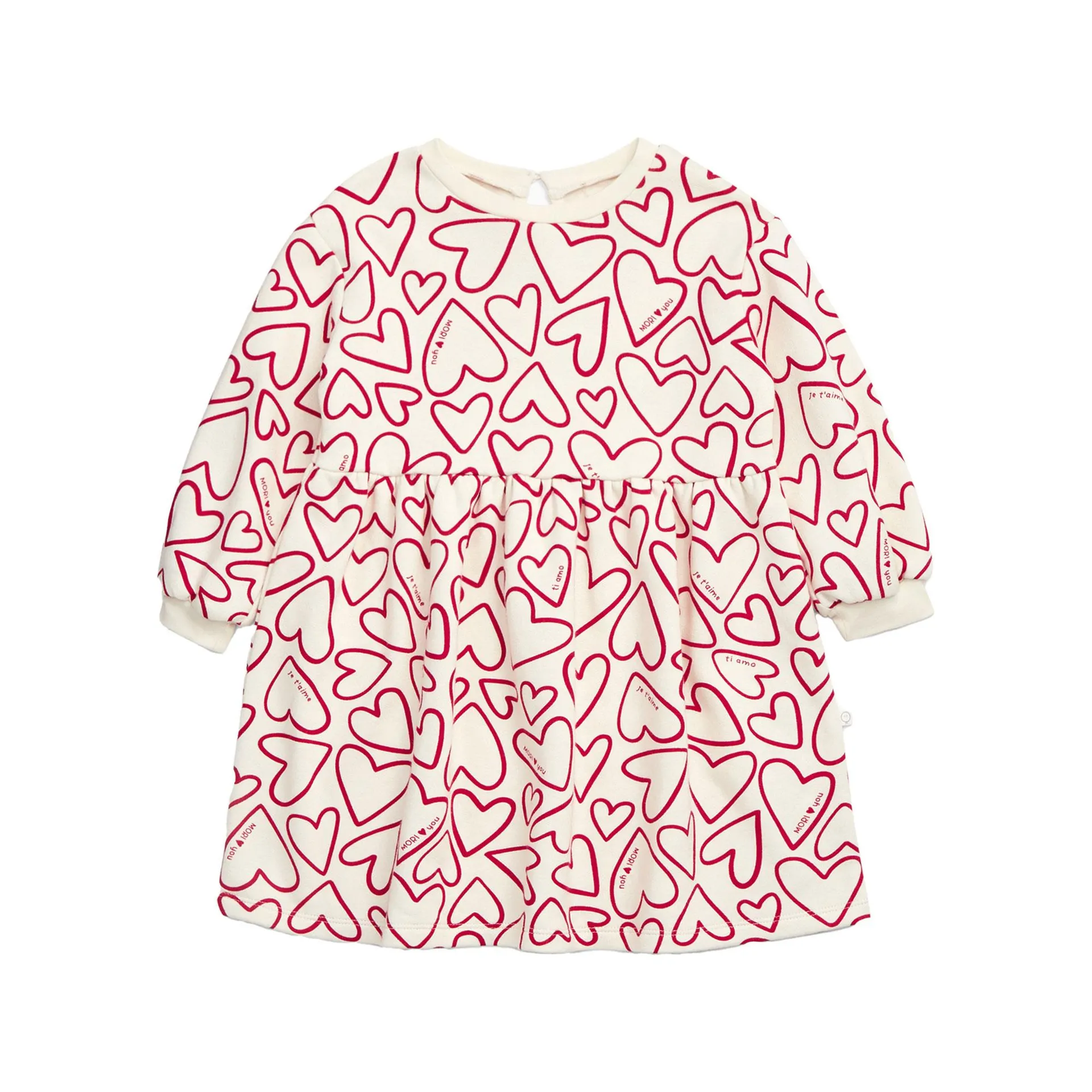 Hearts Logo Flared Dress